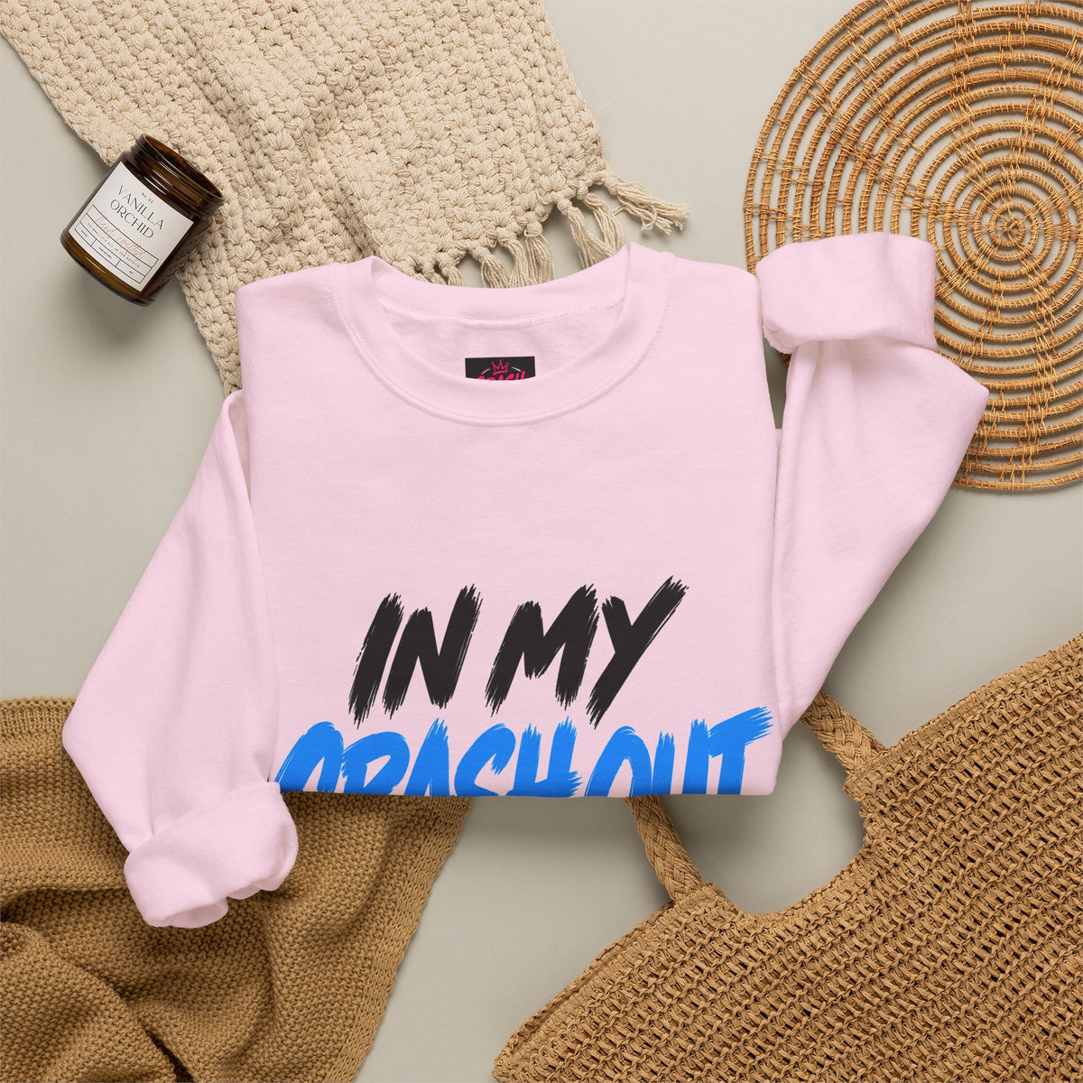 In My Crash Out Era Crewneck Sweatshirt — Graphic Streetwear Pullover