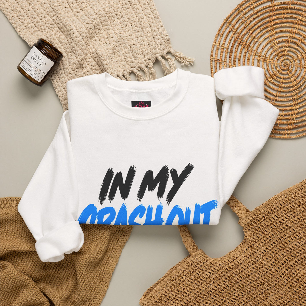 In My Crash Out Era Crewneck Sweatshirt — Graphic Streetwear Pullover