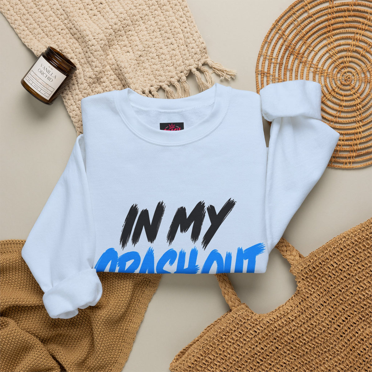 In My Crash Out Era Crewneck Sweatshirt — Graphic Streetwear Pullover