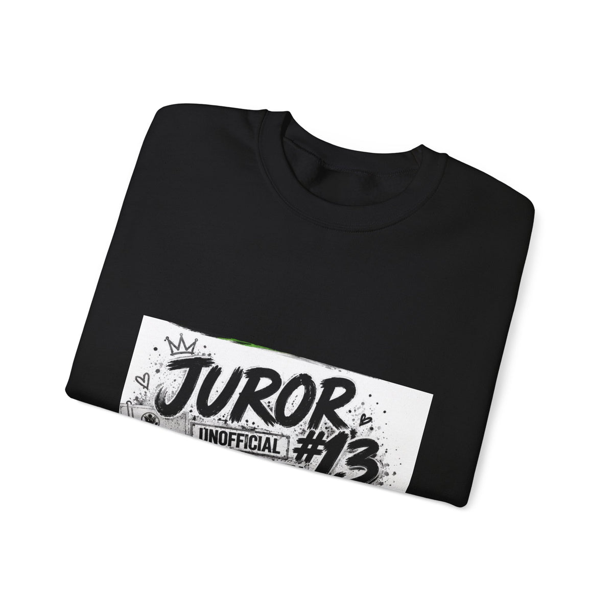 Juror Crewneck Sweatshirt — "Juror #13" Jury Duty Graphic Pullover